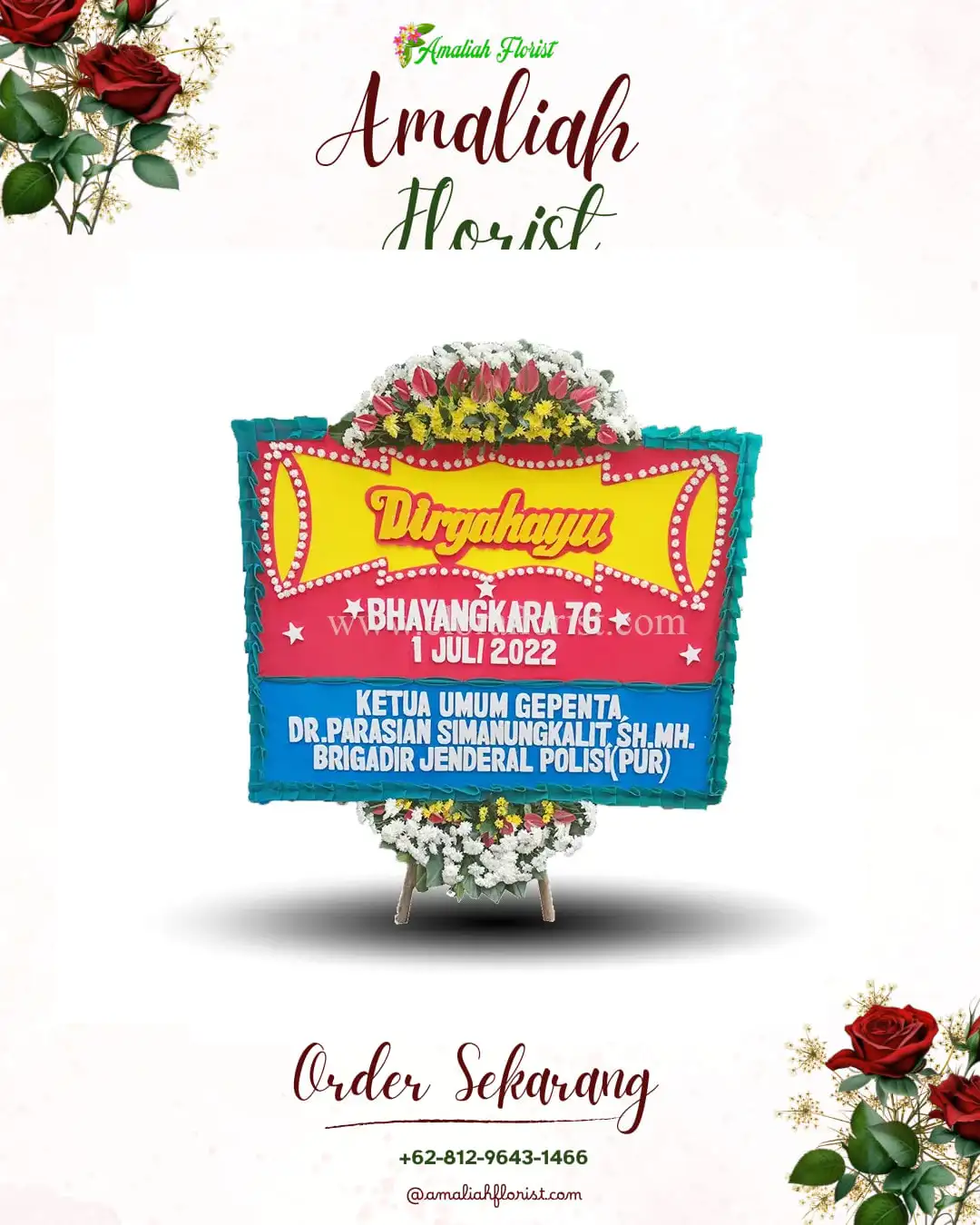 Papan Bunga HUT Ulang Tahun TB Simatupang - Toko Bunga Terdekat